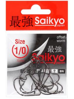 Крючки Saikyo BS-2312 BN № 1/0, 10 шт