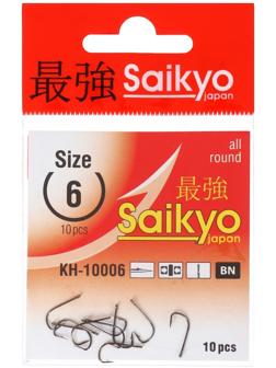 Крючки Saikyo KH-10006 Sode Ring BN № 6, 10 шт