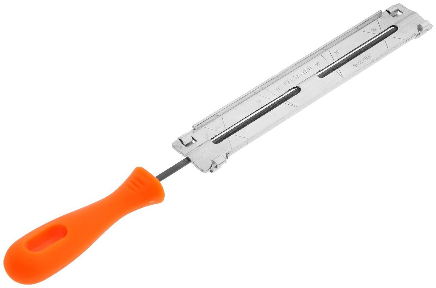 Набор для заточки цепей пил ТУНДРА, сталь ШХ15, шаг 1/4