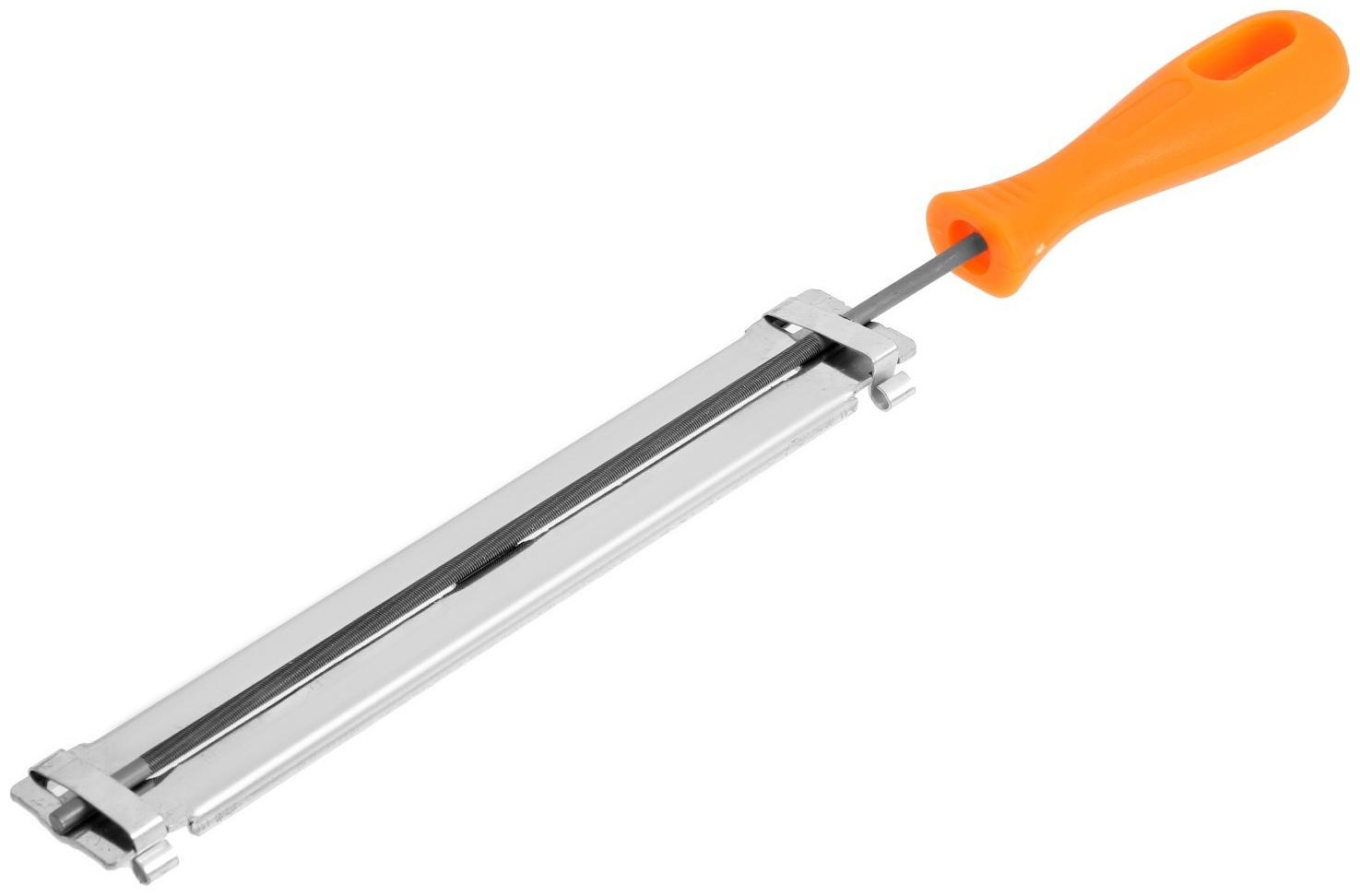 Набор для заточки цепей пил ТУНДРА, сталь ШХ15, шаг 1/4