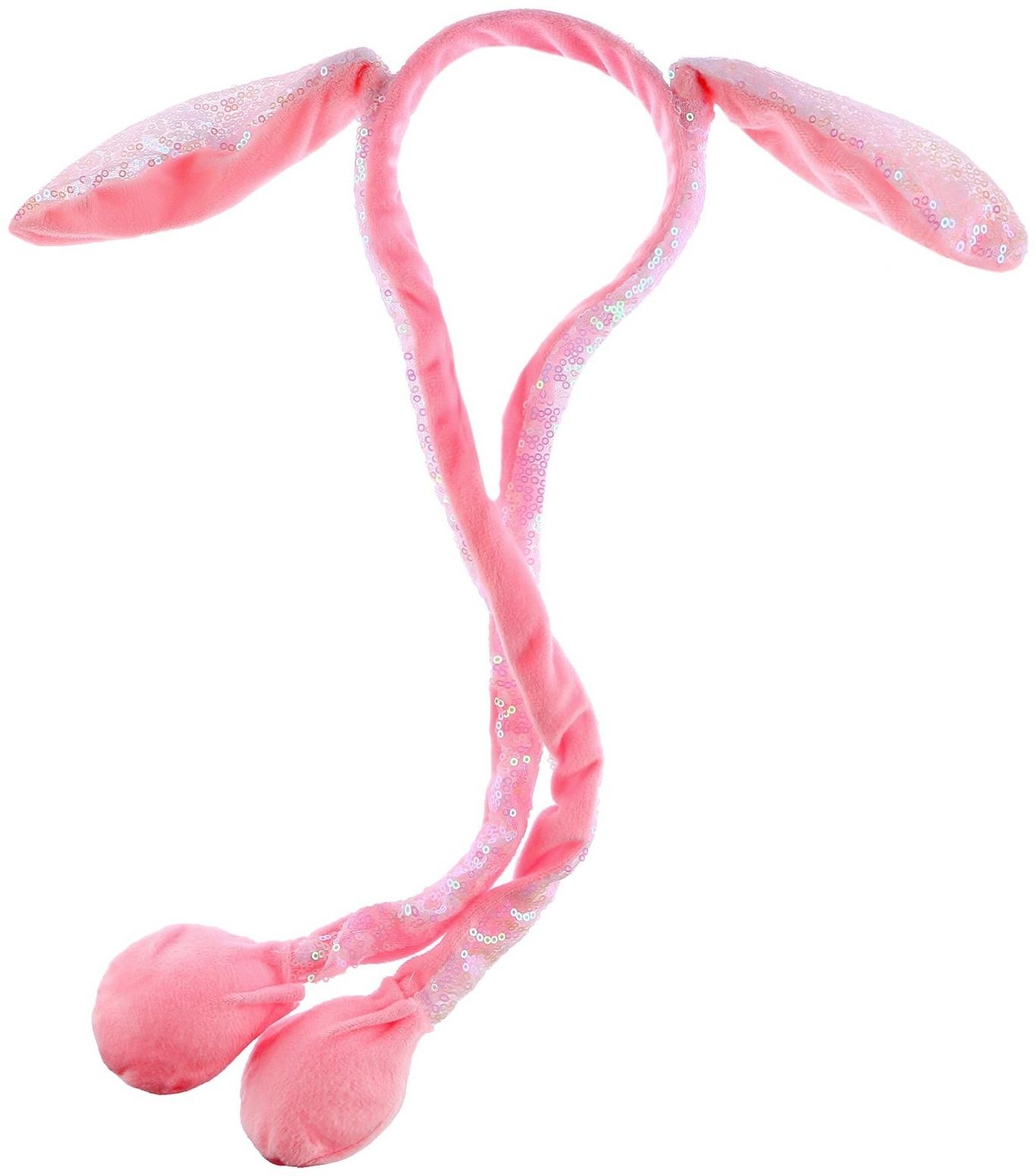 Карнавальный ободок «Зайка», поднимаются ушки