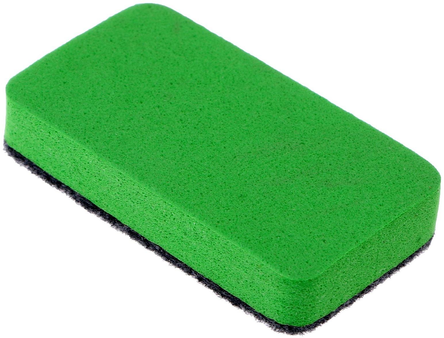 Доска деревянная для рисования и записей, 25 × 12 × 1 см, набор мелков + губка