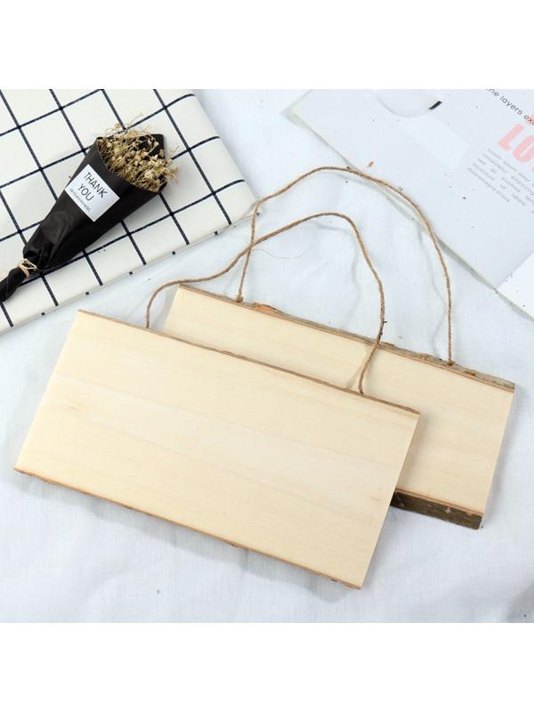 Доска деревянная для рисования и записей, 25 × 12 × 1 см, набор мелков + губка