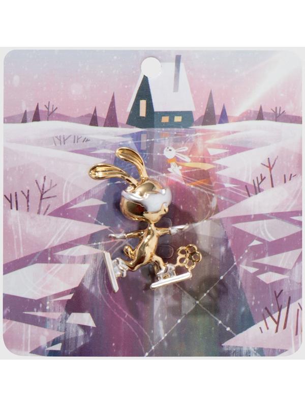 Брошь новогодняя 