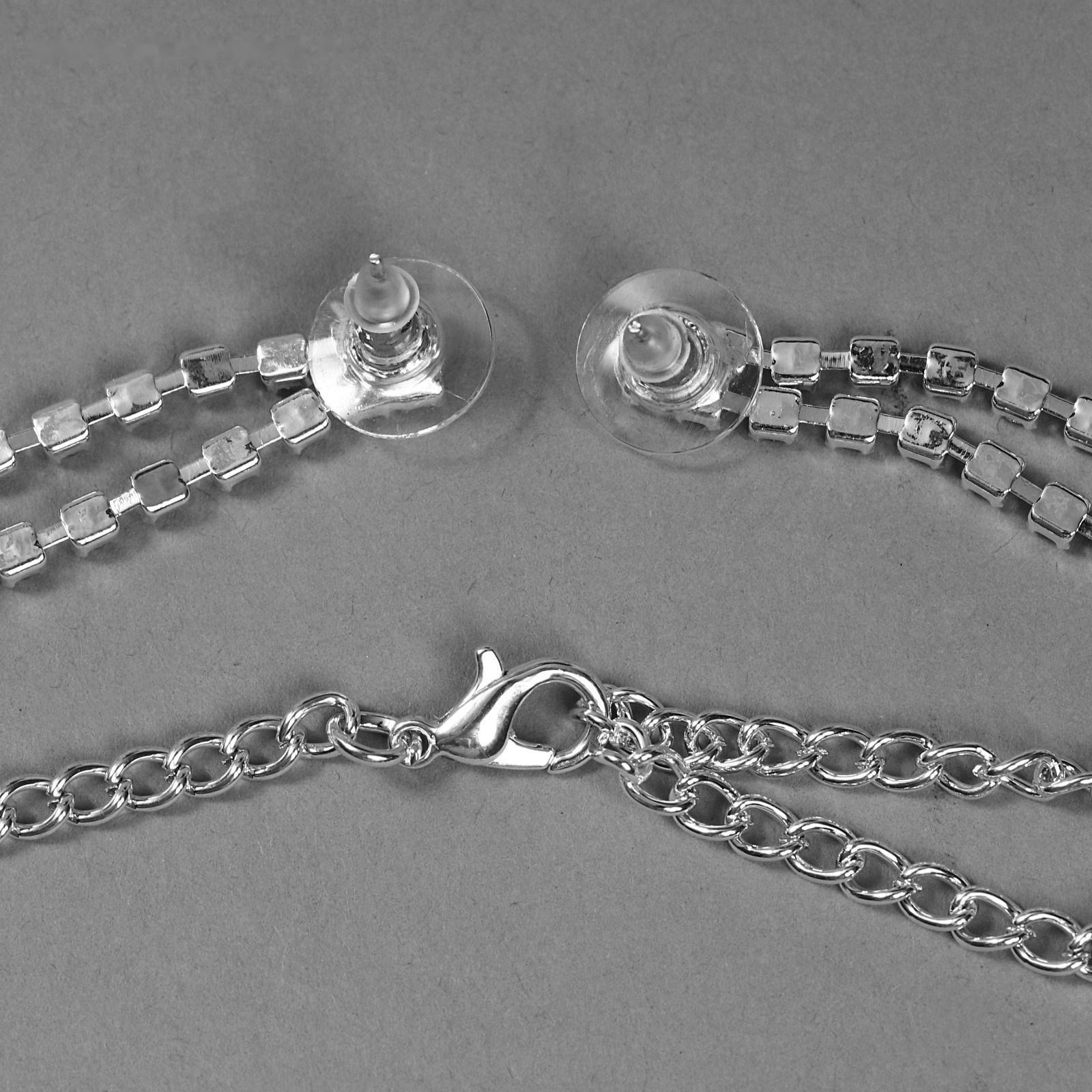 Набор 2 предмета: серьги, колье 