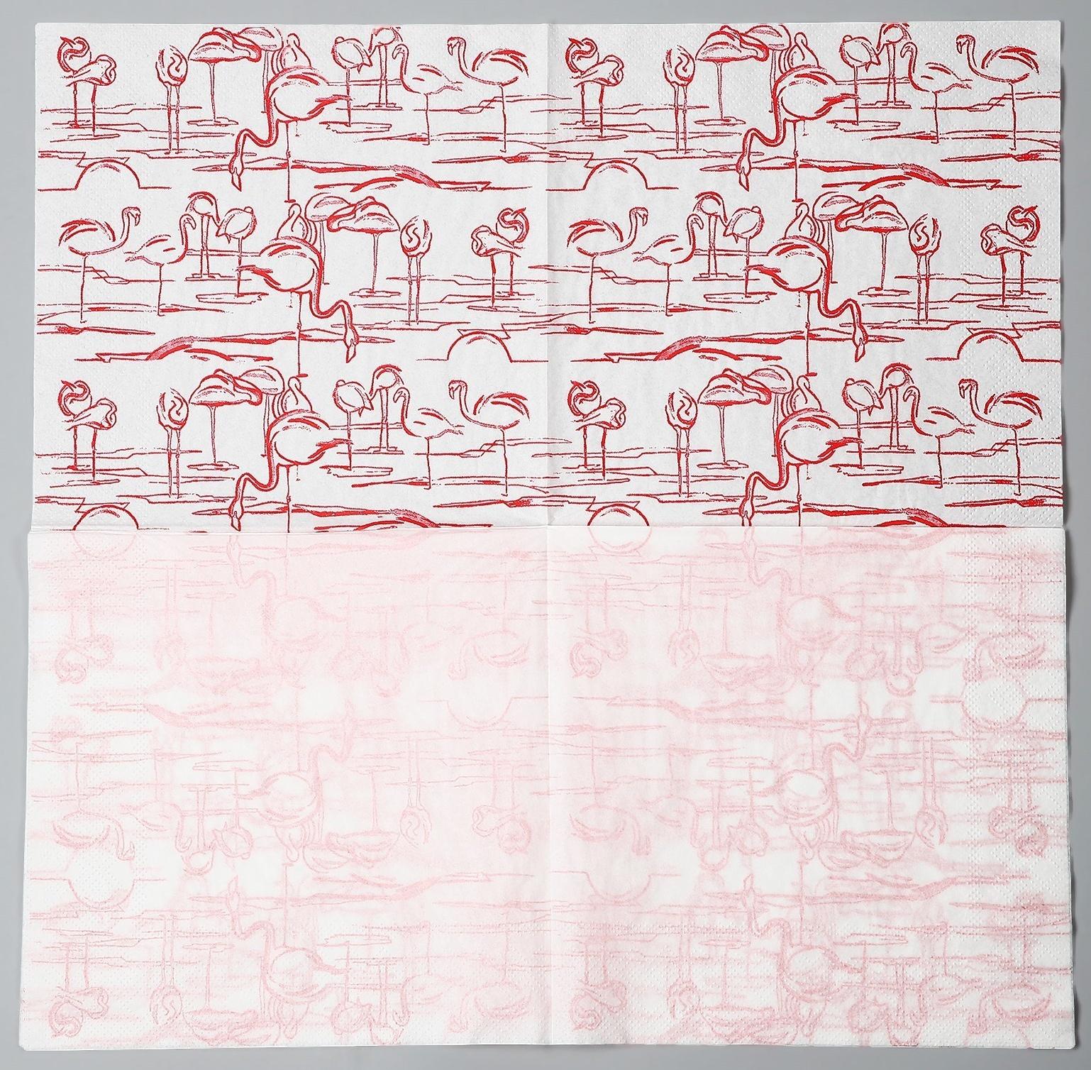 Салфетки бумажные «Фламинго», в наборе 20 шт.