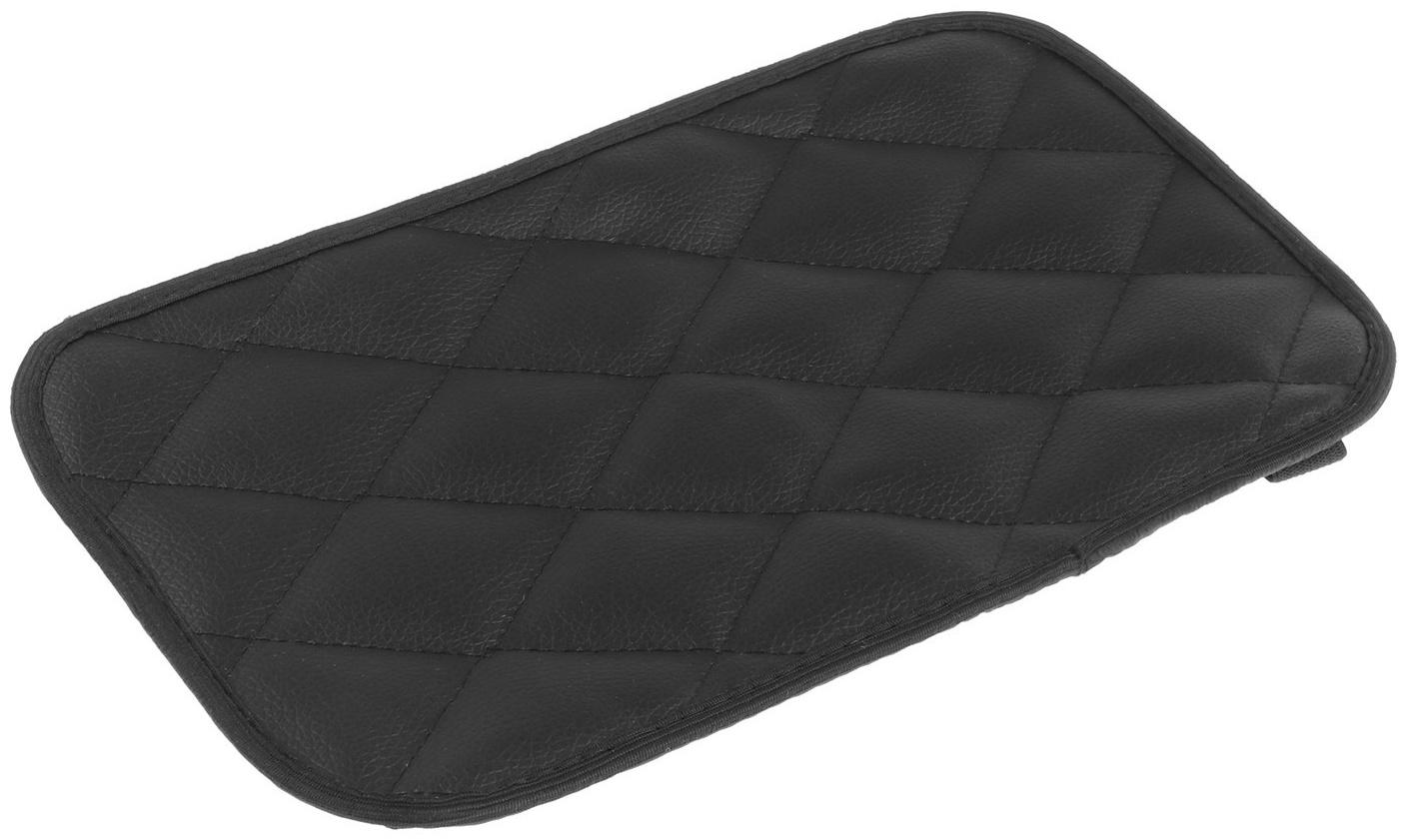 Защитный чехол на подлокотник автомобиля Cartage, экокожа, чёрный