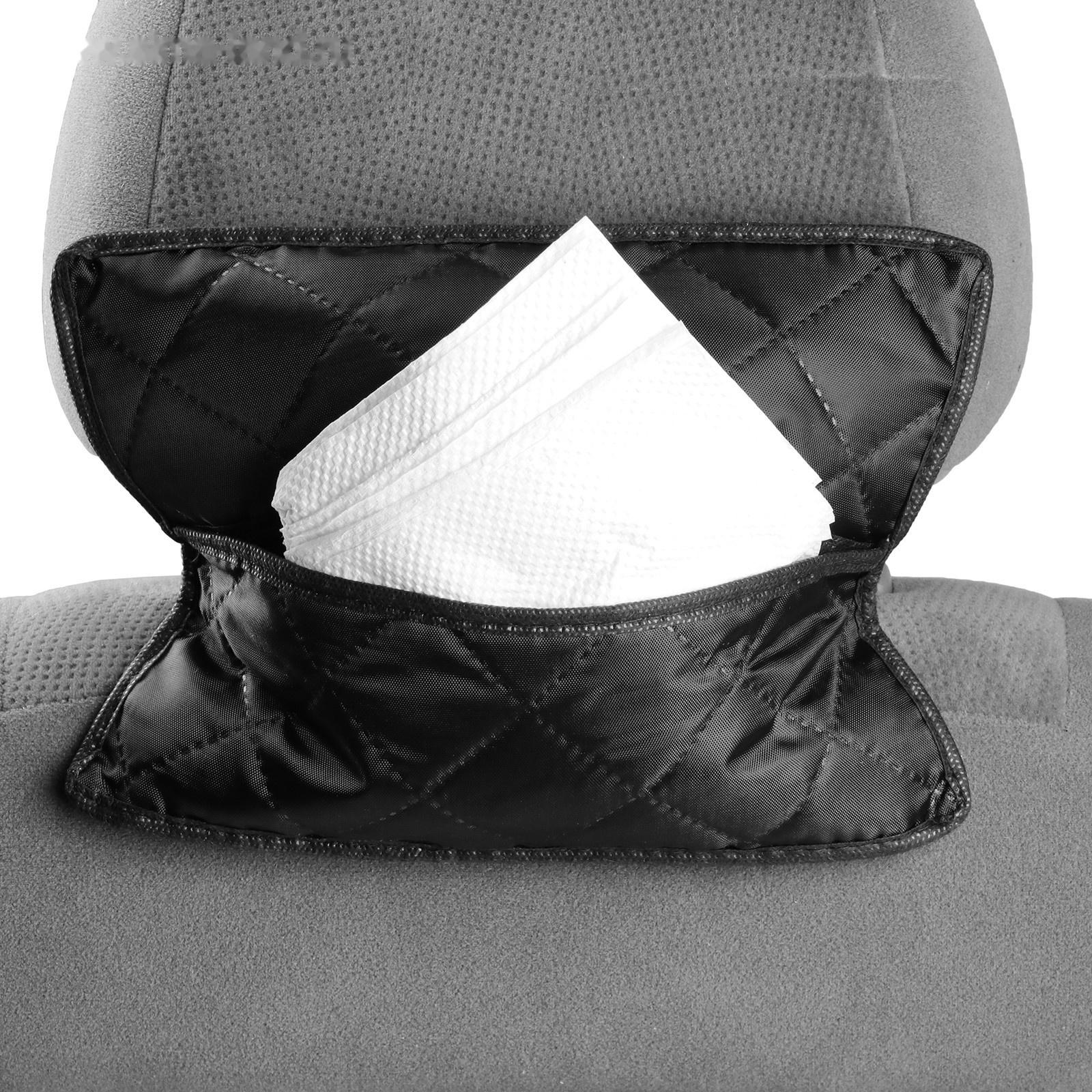 Органайзер для мелочей на подголовник, салфетница, стеганый, оксфорд