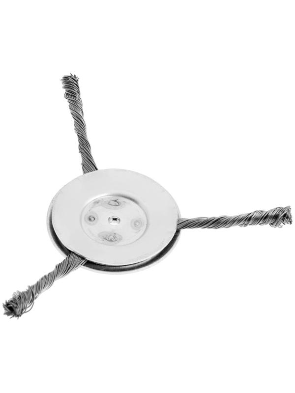 Катушка для триммера ТУНДРА, витая проволока, 3 луча, посадочное отверстие 5 мм