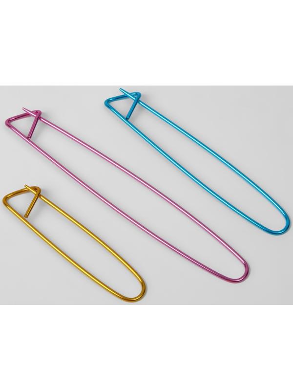 Набор для вязания, 35 предметов, в пенале, 20 × 10,5 × 4 см, цвет мятный