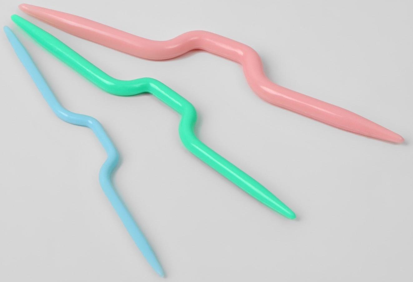 Набор для вязания, 35 предметов, в пенале, 20 × 10,5 × 4 см, цвет розовый