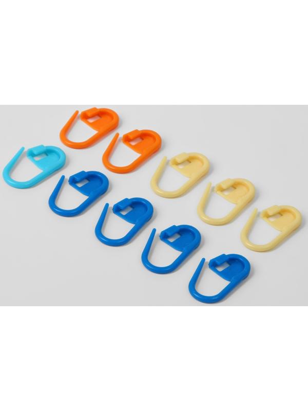 Набор для вязания, 35 предметов, в пенале, 20 × 10,5 × 4 см, цвет розовый