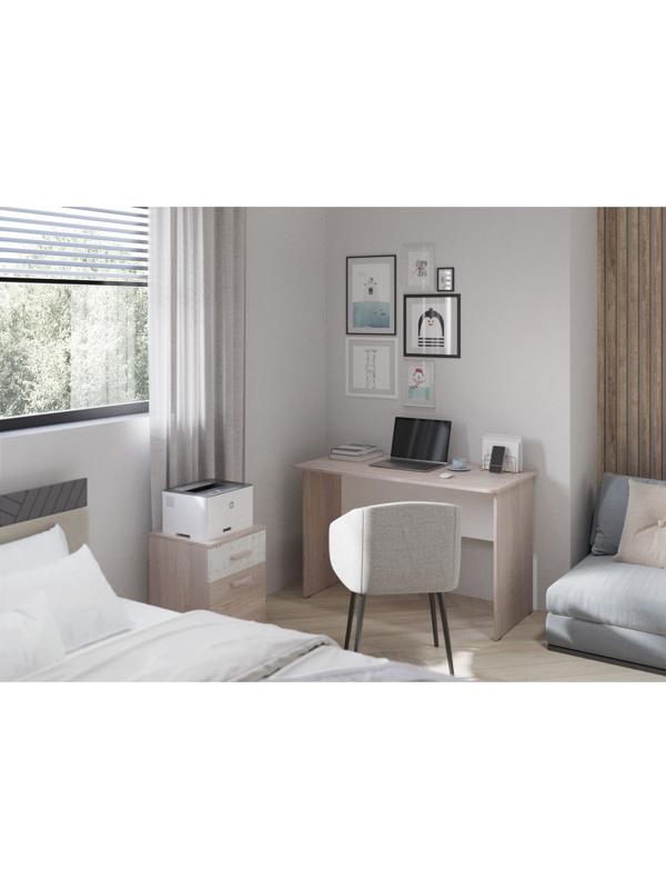 Тумба «Паскаль №5», 400×370×586 мм, цвет ясень анкор / белый / спринт