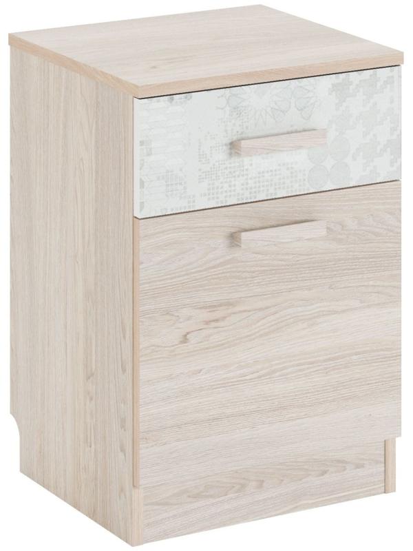 Тумба «Паскаль №5», 400×370×586 мм, цвет ясень анкор / белый / спринт