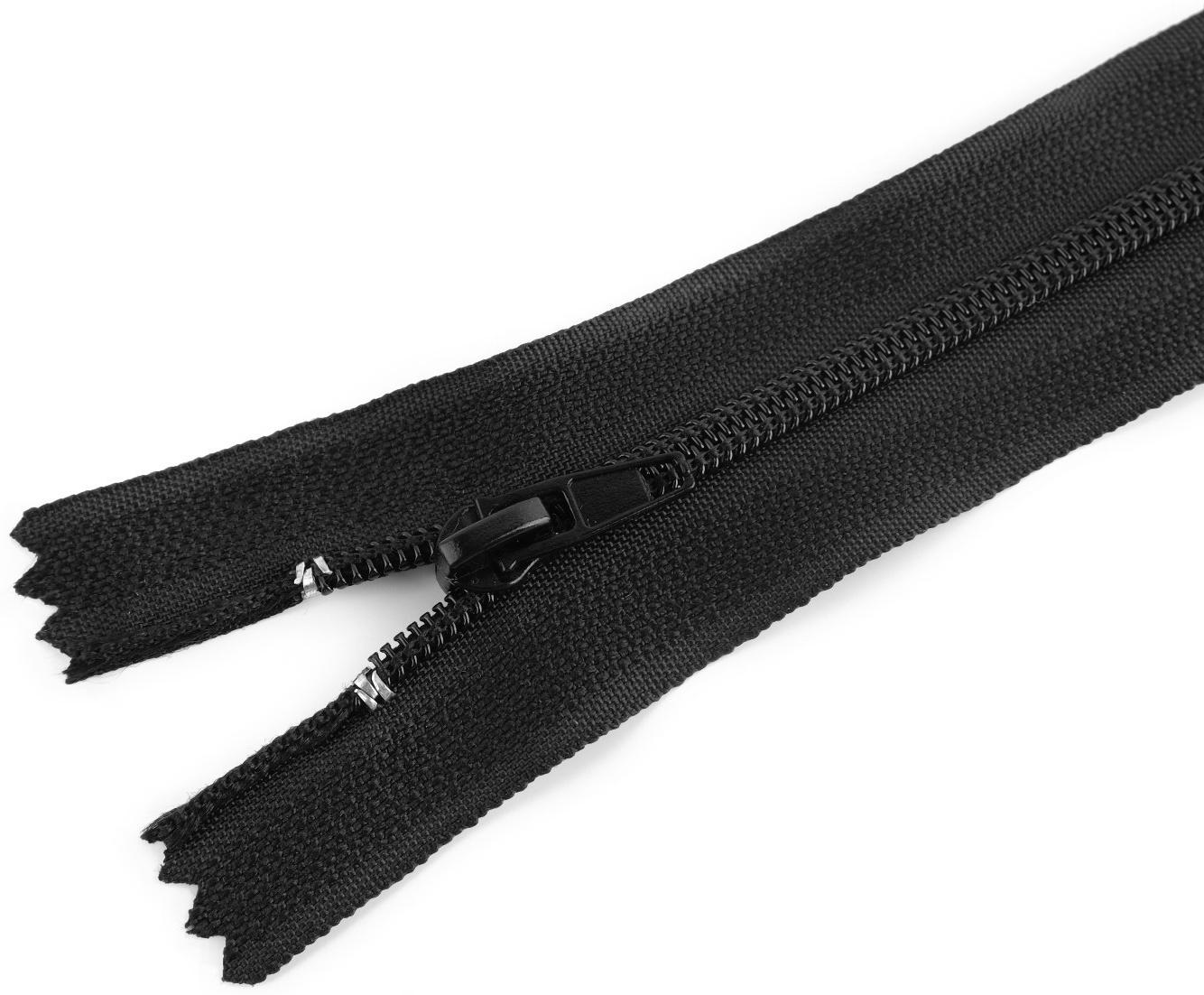 Молния «Спираль», №4, неразъёмная, замок автомат, 18 см, цвет чёрный