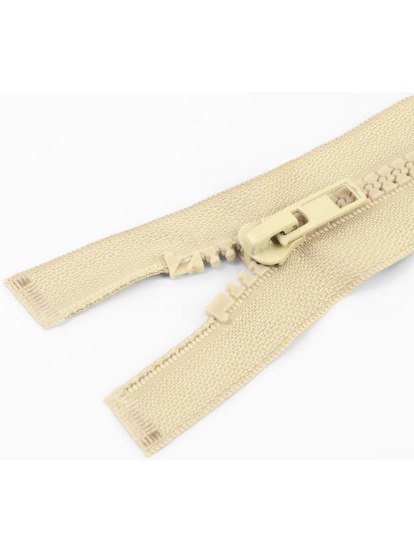 Молния «Трактор», №5, разъёмная, замок автомат, 80 см, цвет бежевый