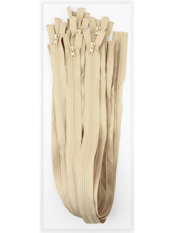 Молния «Трактор», №5, разъёмная, замок автомат, 80 см, цвет бежевый