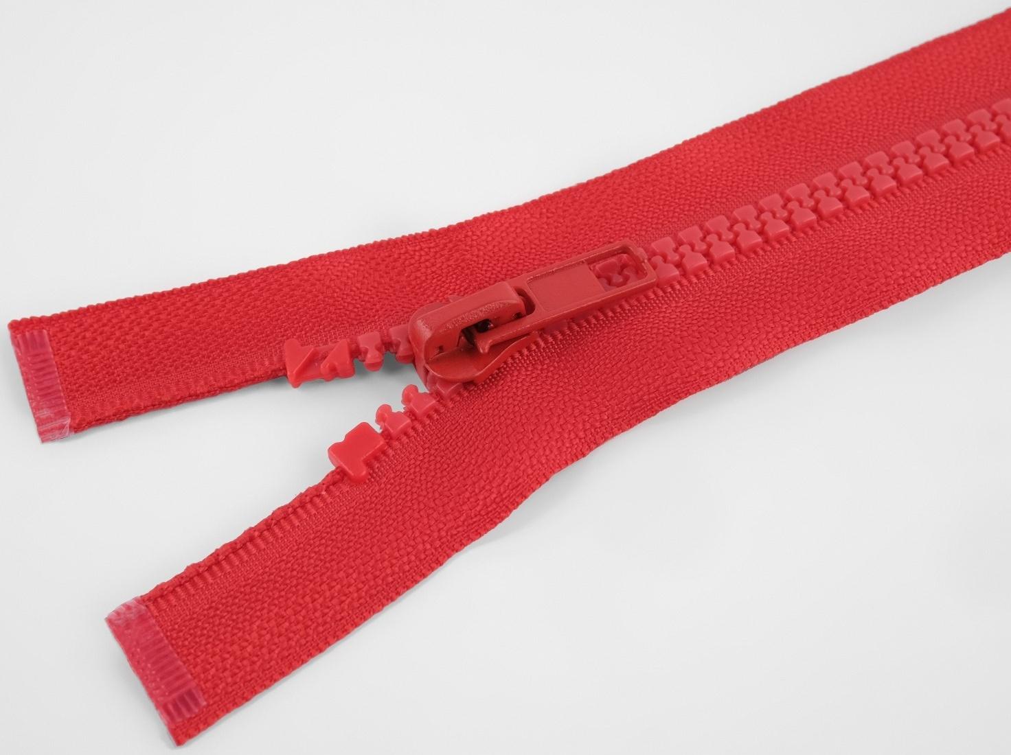 Молния «Трактор», №5, разъёмная, замок автомат, 80 см, цвет красный