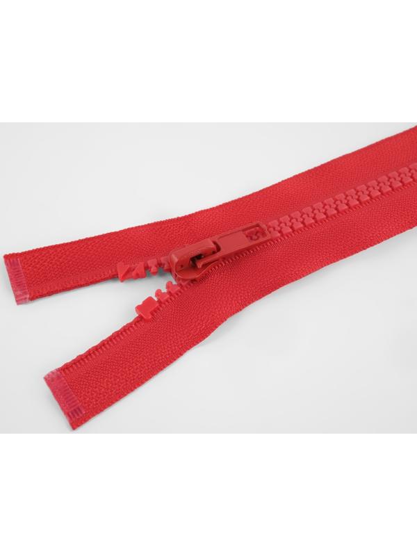 Молния «Трактор», №5, разъёмная, замок автомат, 80 см, цвет красный