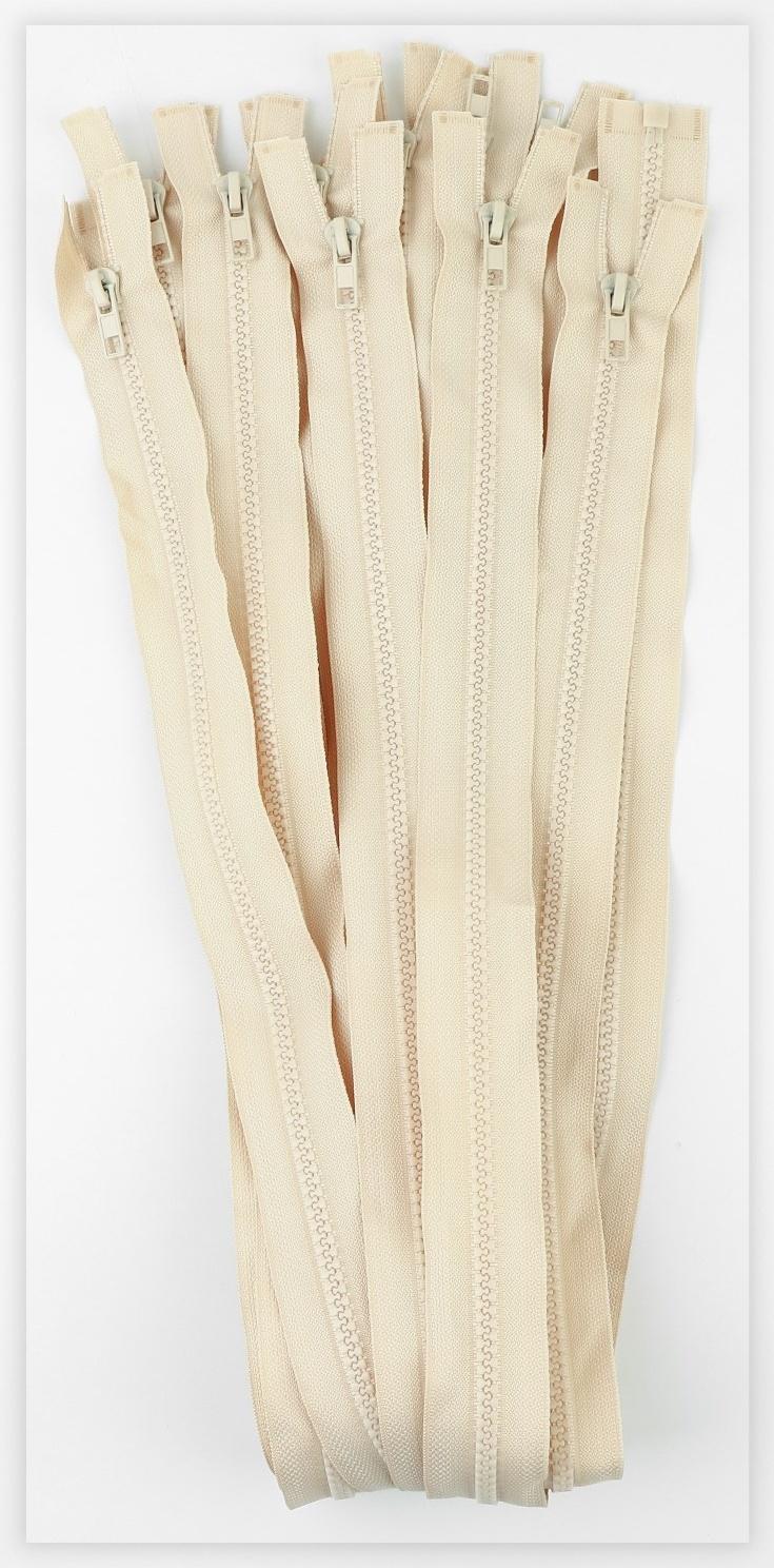 Молния «Трактор», №5, разъёмная, замок автомат, 80 см, цвет слоновая кость