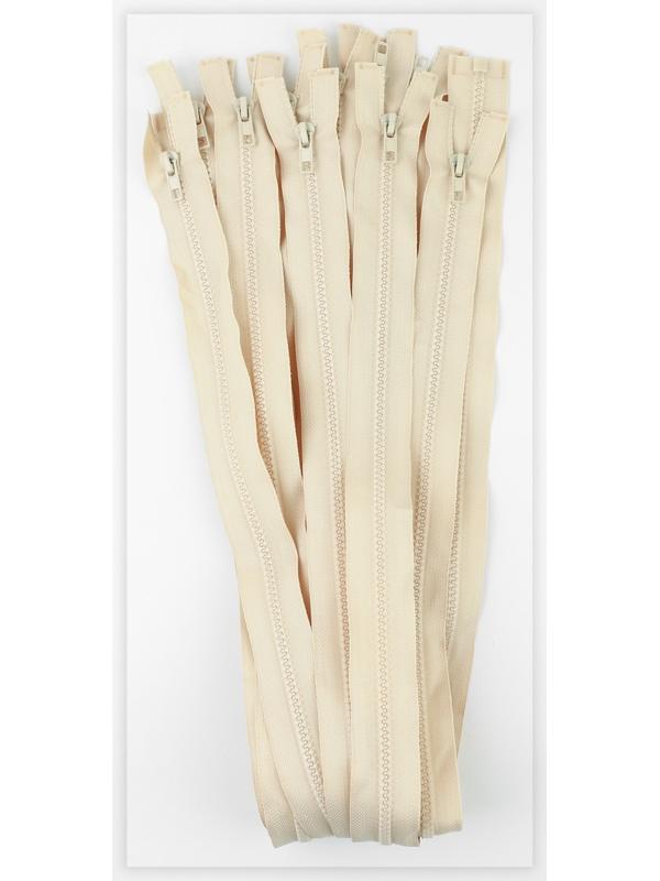 Молния «Трактор», №5, разъёмная, замок автомат, 80 см, цвет слоновая кость