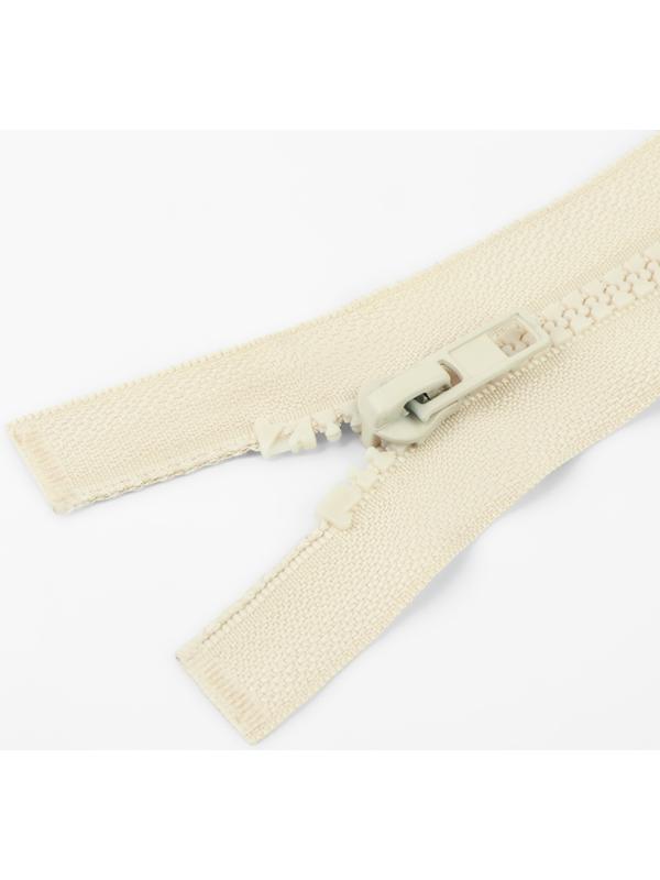 Молния «Трактор», №5, разъёмная, замок автомат, 80 см, цвет слоновая кость