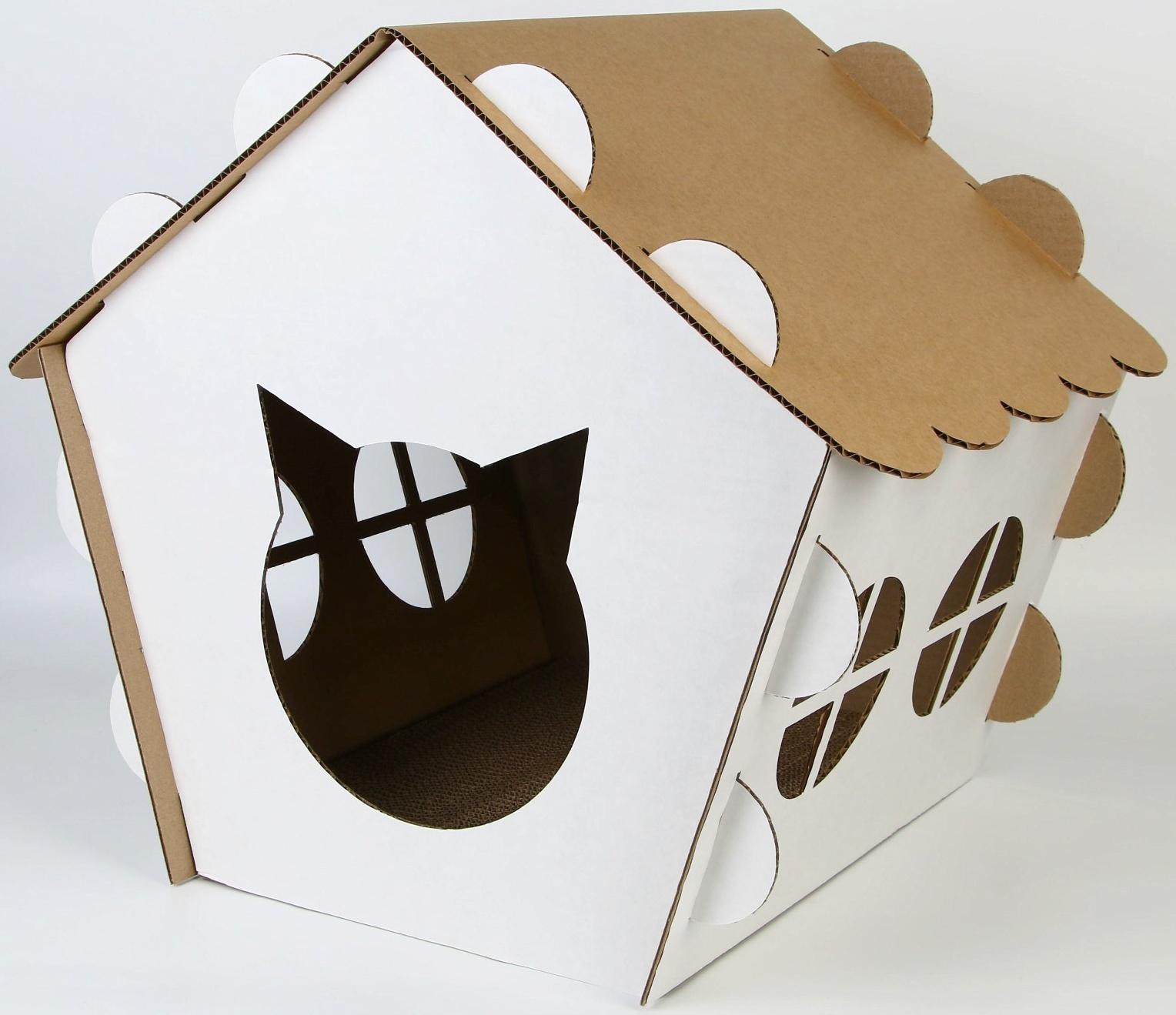 Домик с когтеточкой, 45 х 41 х 45,5 см