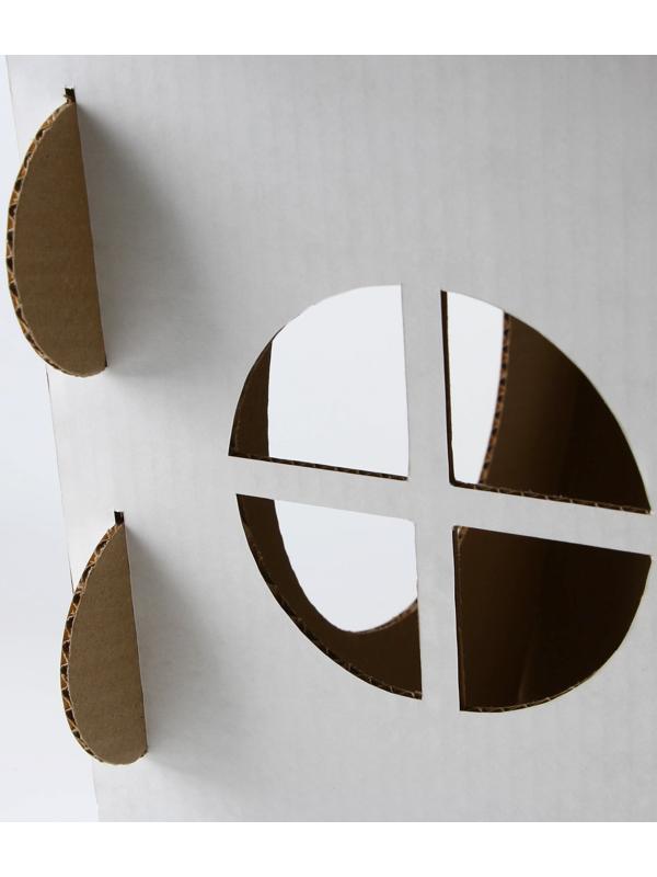 Домик с когтеточкой, 45 х 41 х 45,5 см