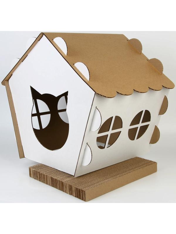 Домик с когтеточкой, 45 х 41 х 45,5 см