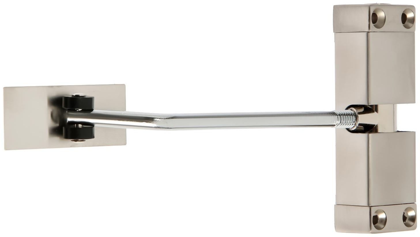 Доводчик дверной пружинный LOCKLAND DS-10, цвет серебро 35 кг