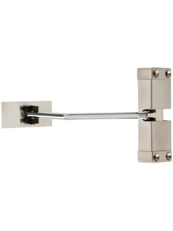 Доводчик дверной пружинный LOCKLAND DS-10, цвет серебро 35 кг