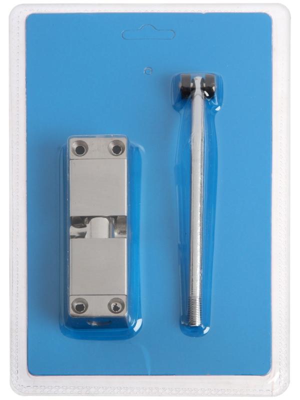 Доводчик дверной пружинный LOCKLAND DS-10, цвет серебро 35 кг