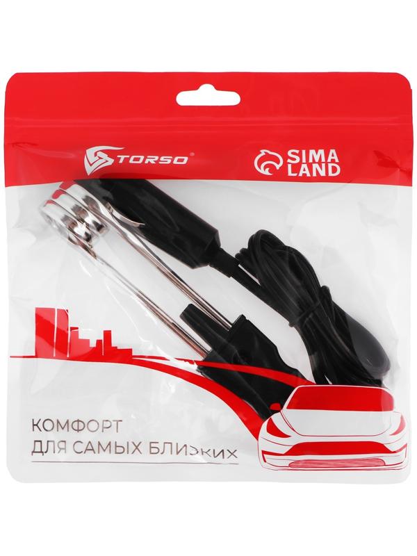 Кипятильник автомобильный, TORSO, от прикуривателя 12 В, провод 1 м