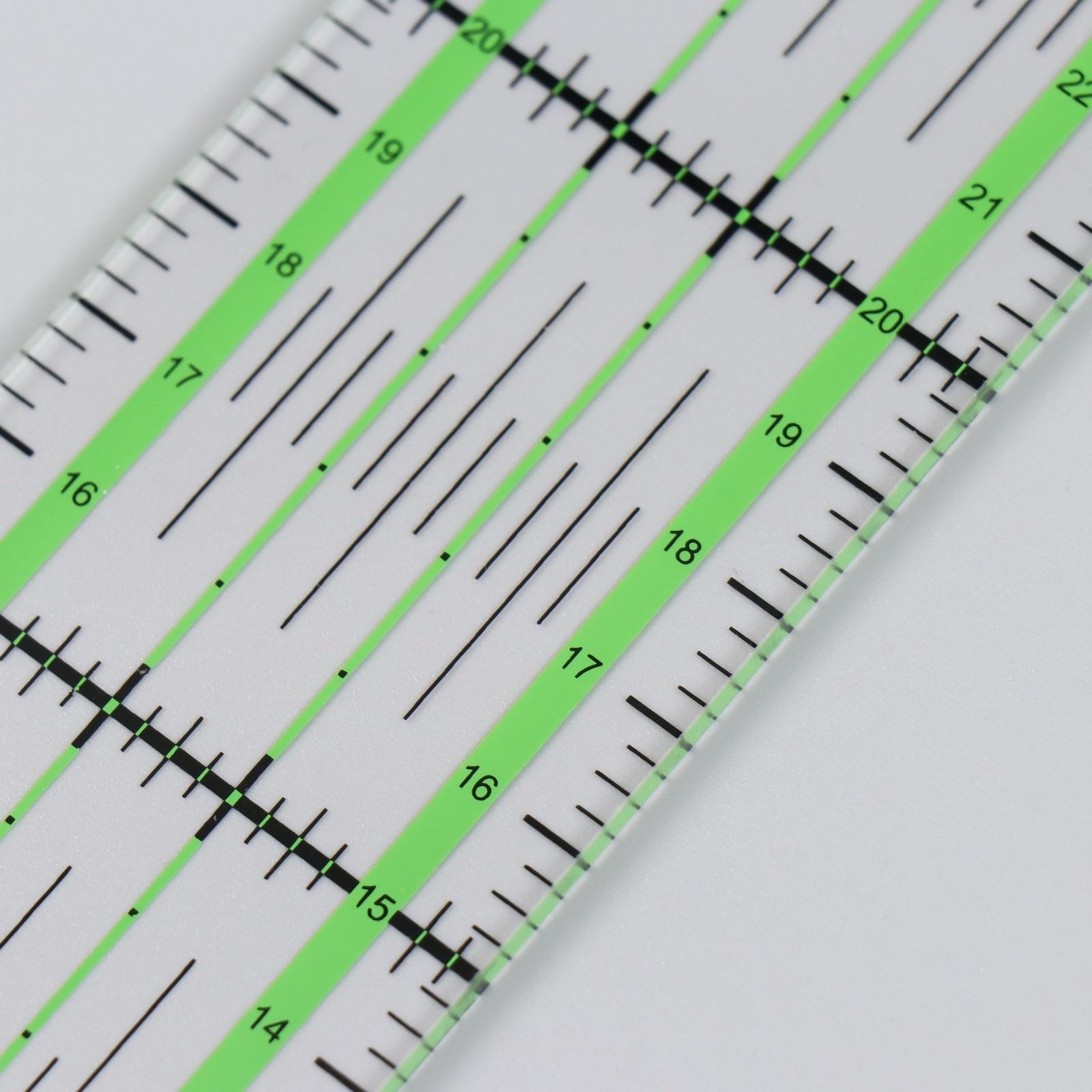 Линейка для пэчворка пластик 5х30х0,3 см