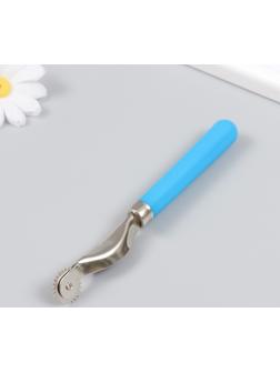 Шовный маркер пластик, металл, голубая ручка 15,5 см