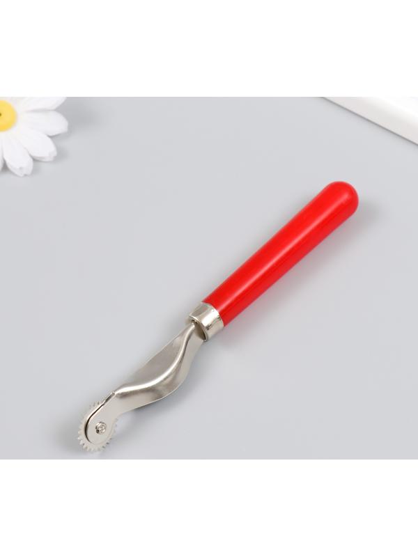 Шовный маркер пластик, металл, красная ручка 15,5 см