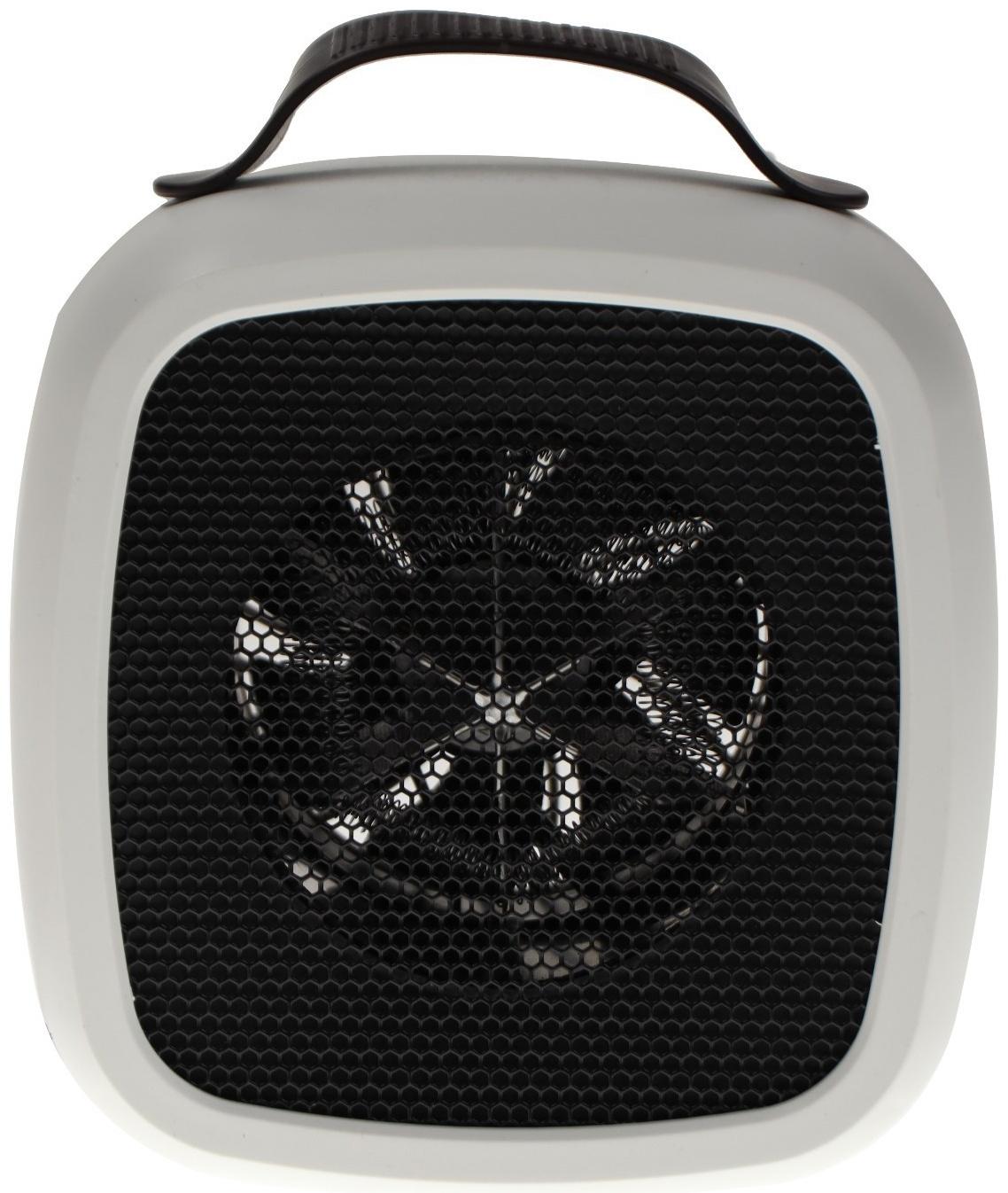 Мини тепловентилятор настольный LTO-01, 500Вт, 4м2, от сети, белый