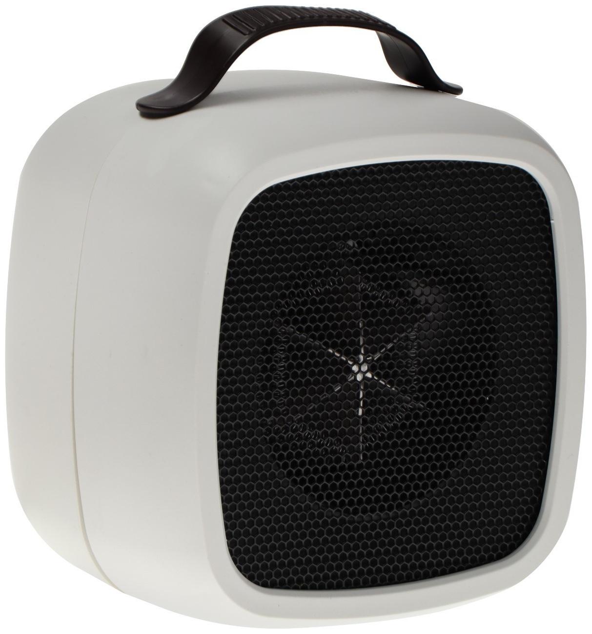 Мини тепловентилятор настольный LTO-01, 500Вт, 4м2, от сети, белый