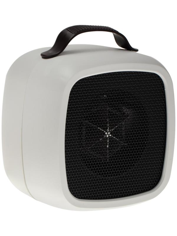 Мини тепловентилятор настольный LTO-01, 500Вт, 4м2, от сети, белый