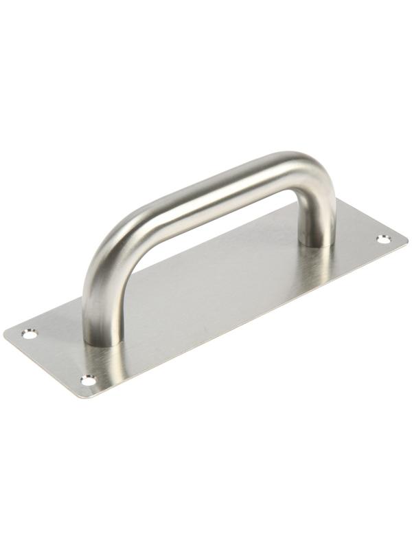 Ручка дверная, цвет нержавеющая сталь, 200х65 мм