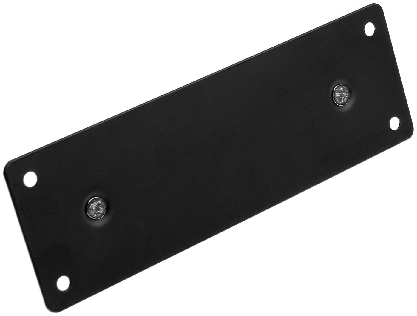 Ручка дверная, цвет черный, 200х65 мм