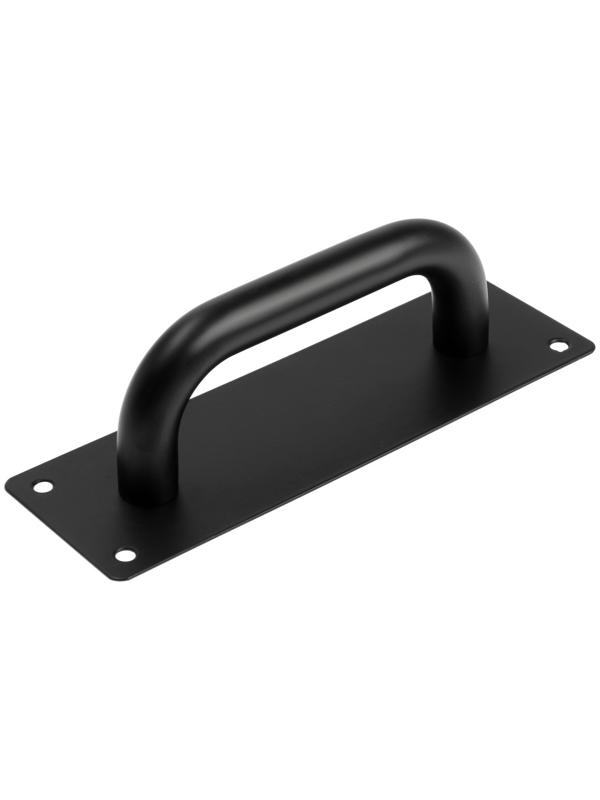 Ручка дверная, цвет черный, 200х65 мм