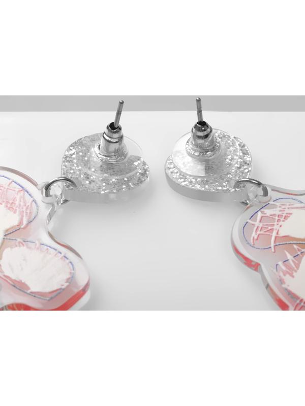 Серьги акрил 