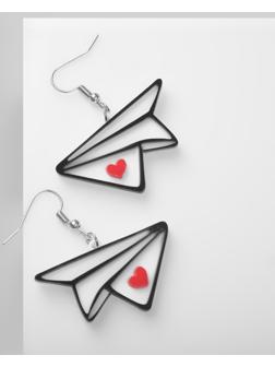 Серьги акрил 