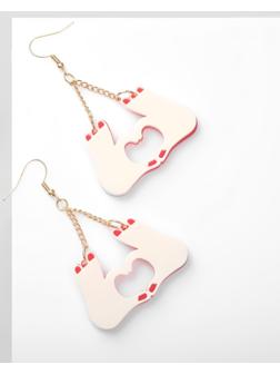 Серьги акрил 