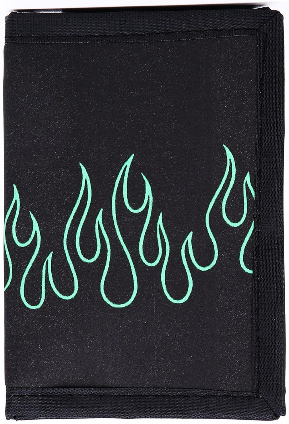 Кошелёк молодёжный «Пламя» на липучке