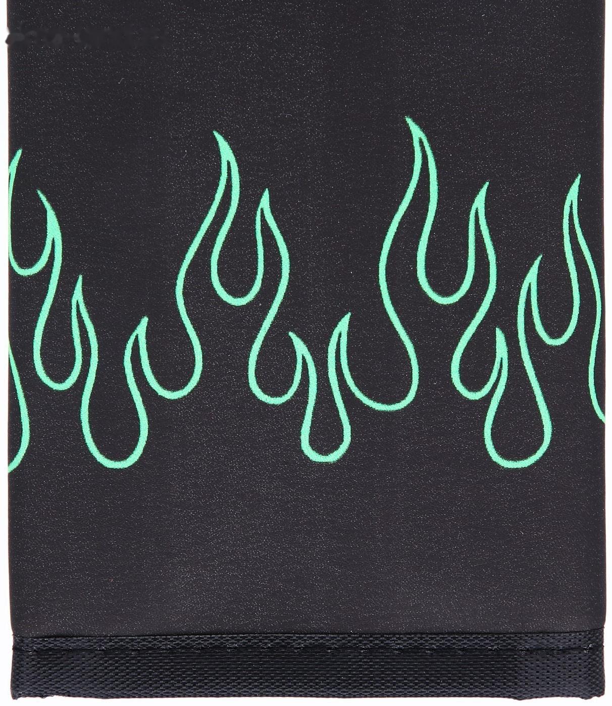 Кошелёк молодёжный «Пламя» на липучке