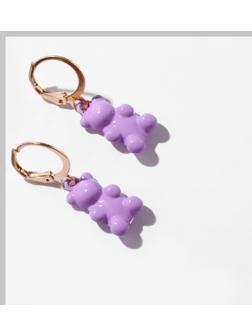 Серьги эмаль 