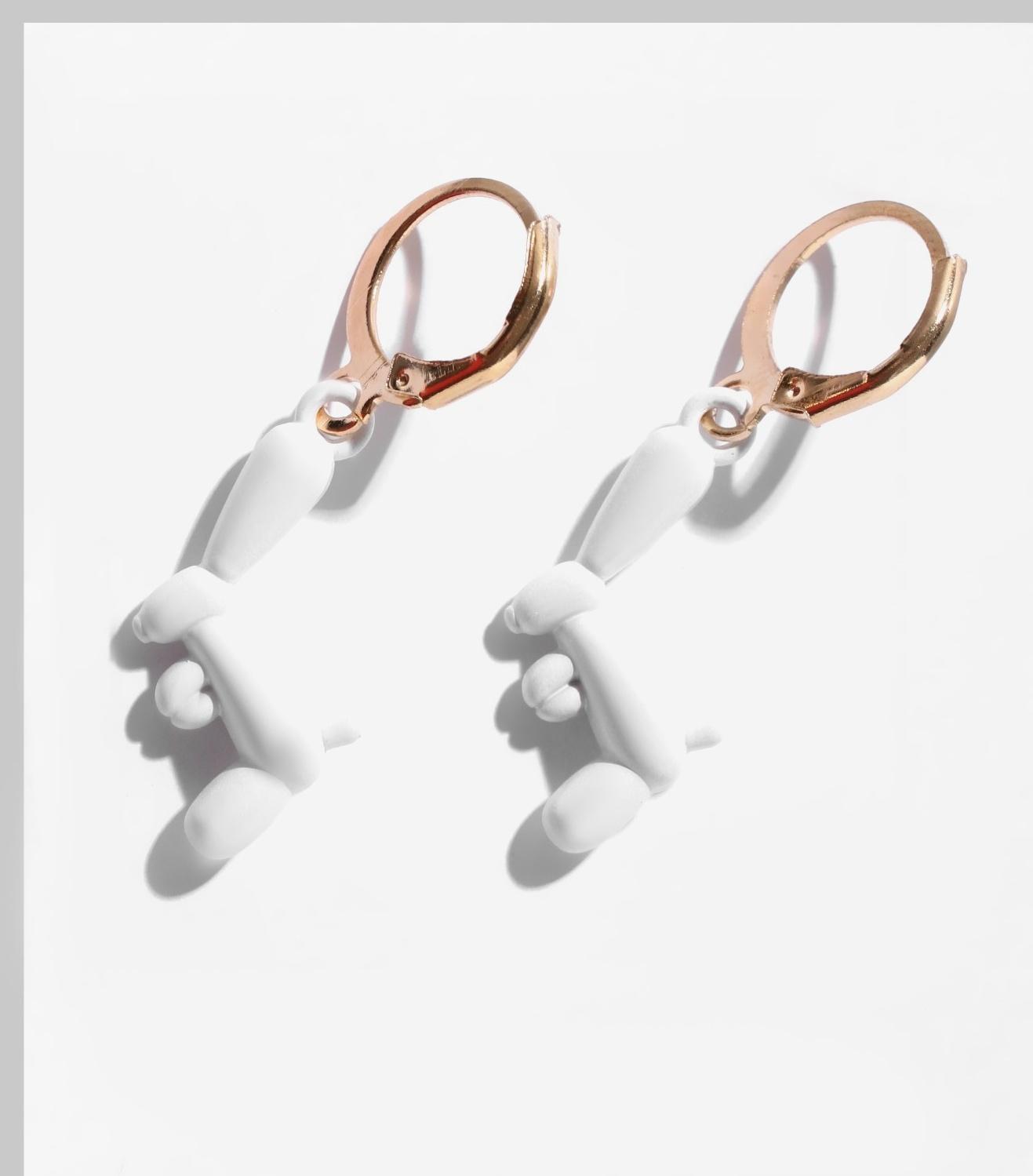 Серьги эмаль 