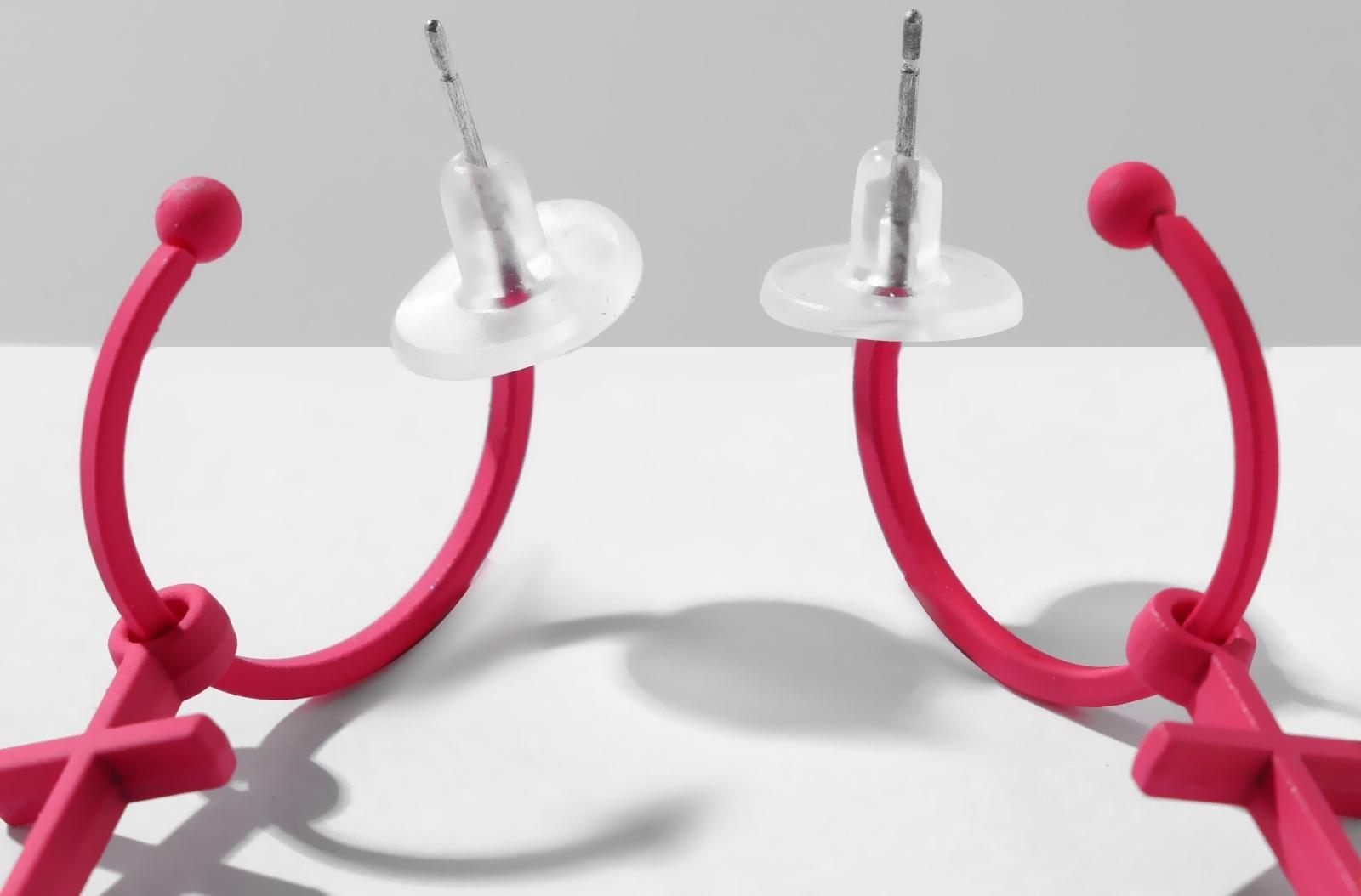 Серьги эмаль 